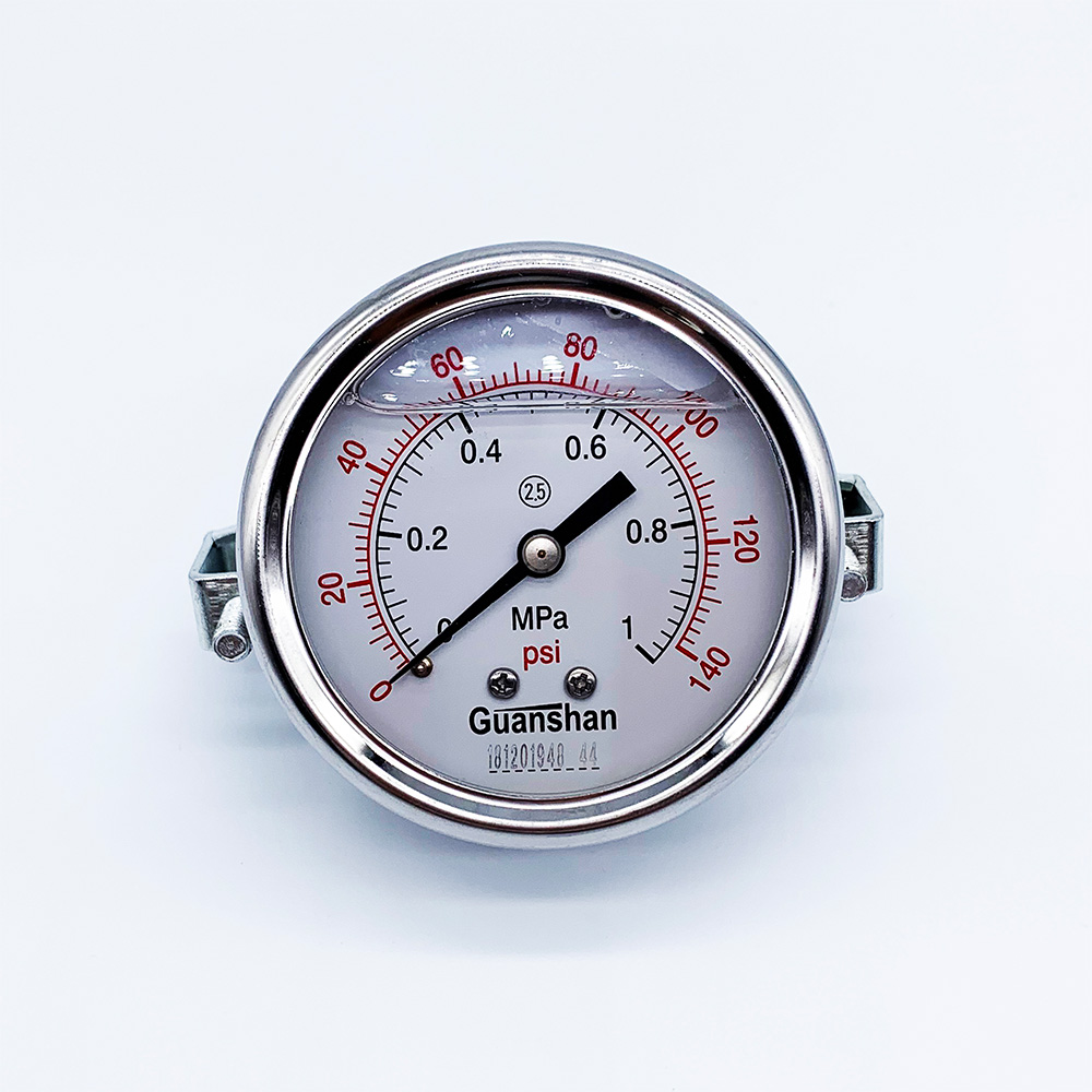 PG-L-02-2.5" Liquid Filled Pressure Gauge - Oil Filled Pressure Gauge