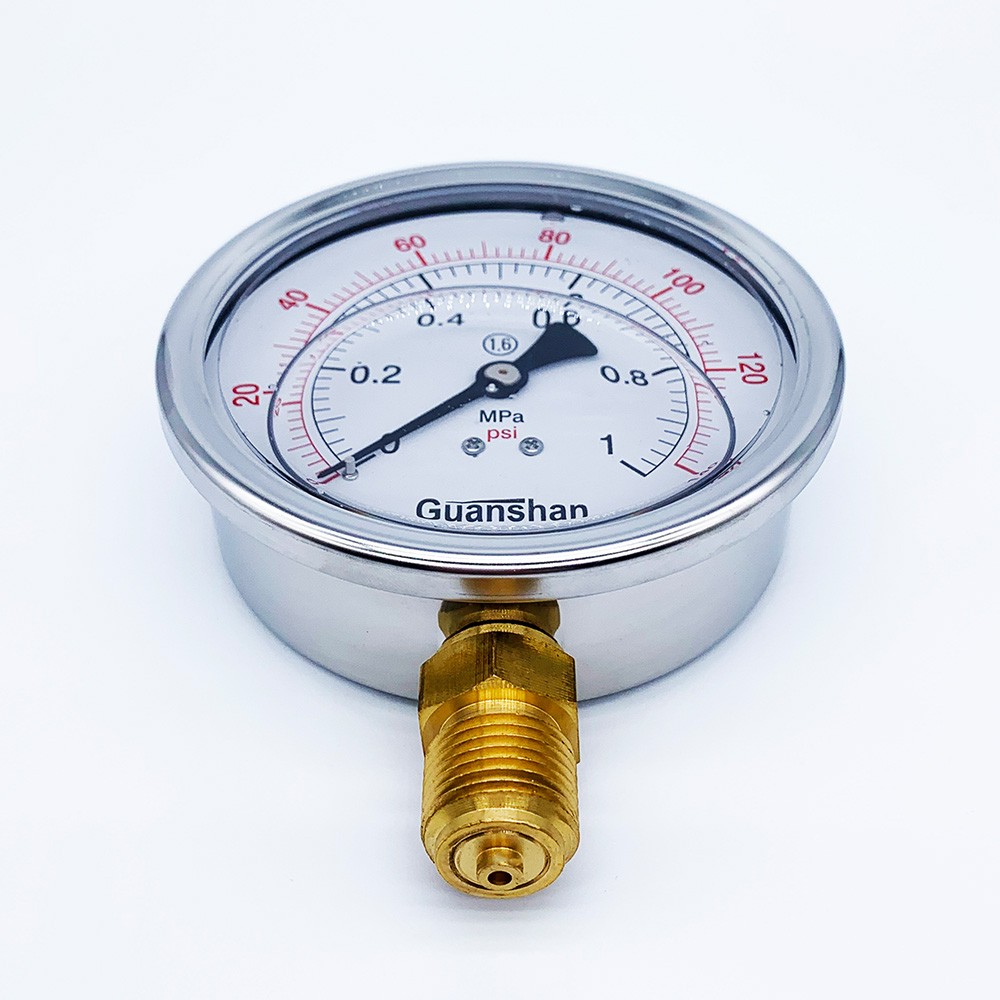 Wholesale Vacuum Gauge Glycerine Filled - PG-L-04-4