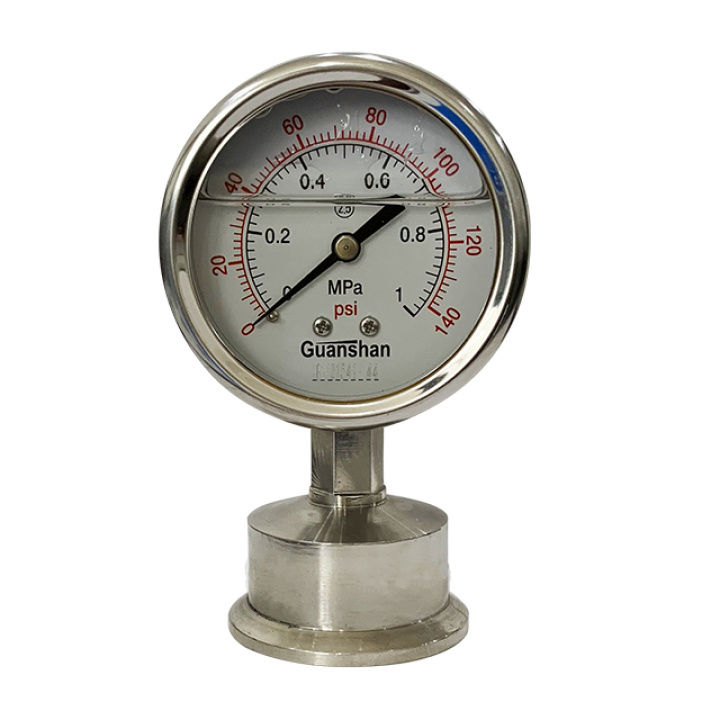 Guanshan's Advanced Fuel Gauge for Oil Tank: The Sanitary Diaphragm Pressure Gauge