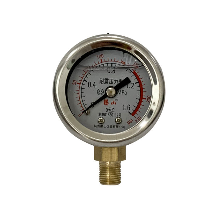 PG-L-08-1.5" Liquid Filled Pressure Gauge - Hydraulic Pressure Gauge